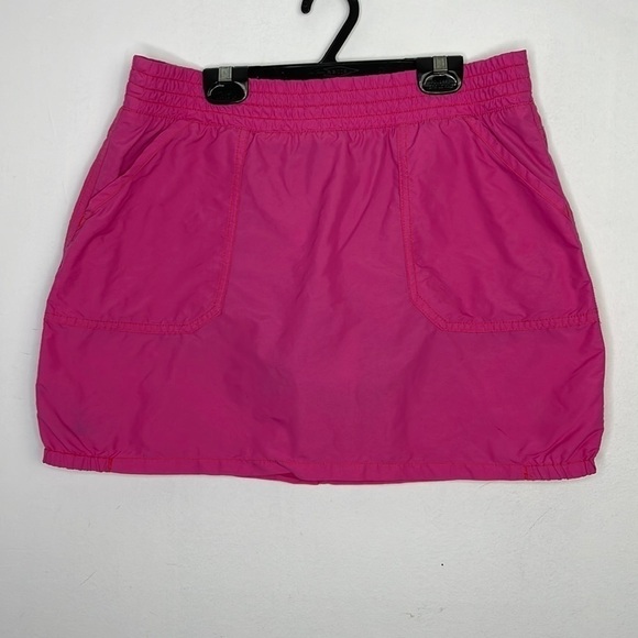 Columbia Bright Pink Contrasting Stitching Mini Skort - Picture 1 of 8